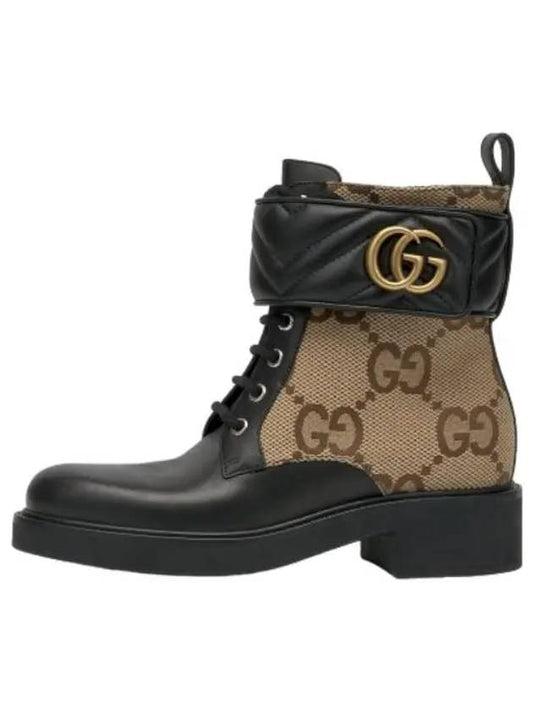 Double Combat Boots Black Supreme - GUCCI - BALAAN 1