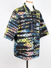 zipped monogram tie dye shirt - LOUIS VUITTON - BALAAN 7