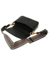 Logo Calfskin Cross Bag Black - PRADA - BALAAN 5