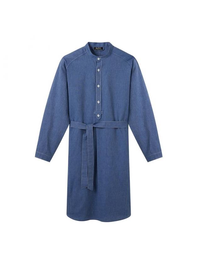 Olivia Midi Dress Blue - A.P.C. - BALAAN 1