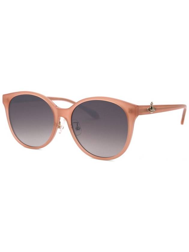 Cat Eye Horn-Rimmed Mirror Sunglasses Brown - VIVIENNE WESTWOOD - BALAAN 1