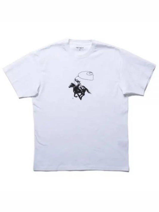 Lasso Short Sleeve T-Shirt White - CARHARTT WIP - BALAAN 2