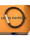 LV Confidential Monogram Canvas Bracelet Gold Brown - LOUIS VUITTON - BALAAN 3