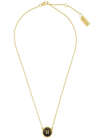 Marc Jacobs "Button Pendant" Necklace - MARC JACOBS - BALAAN 1