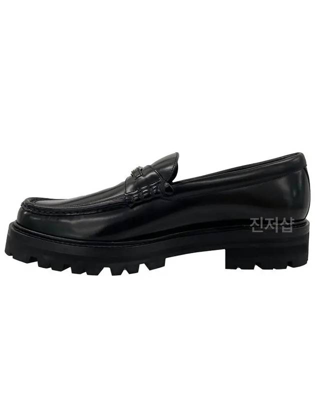 Margaret Chunky Triomphe Loafers Black - CELINE - BALAAN 4