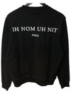 NUW18246 009 Sweatshirt Black - IH NOM UH NIT - BALAAN 4