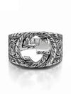 Interlocking G Ring Silver YBC455302001 - GUCCI - BALAAN.