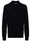 Noel Light Merino Long Sleeve Polo Shirt Navy - J.LINDEBERG - BALAAN 3