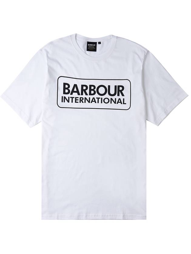 International Essential Large Logo Short Sleeve T-Shirt White - BARBOUR - BALAAN 10