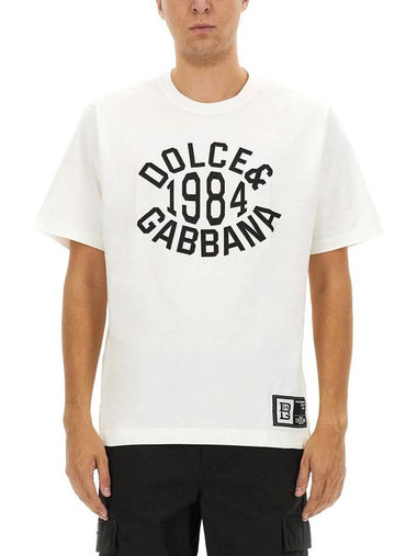 Dolce & Gabbana T-Shirt With Logo - DOLCE&GABBANA - BALAAN 1