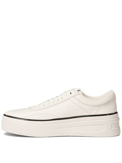 Jil Sander White Leather Sneakers - JIL SANDER - BALAAN 2