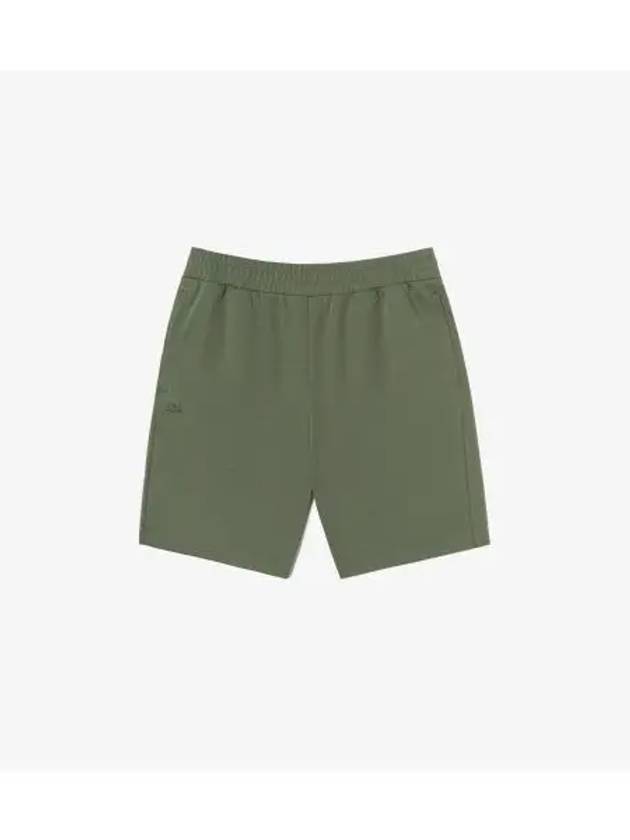 Men s Basic Sweat Shorts Khaki - LACOSTE - BALAAN 1