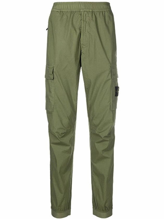 Men's Tella Paracadute Regular Fit Cargo Pants Khaki - STONE ISLAND - BALAAN 2