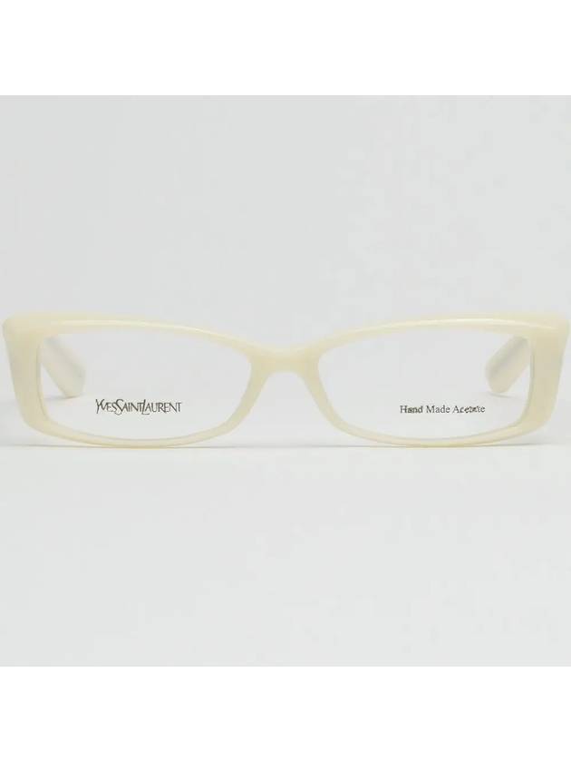 Glasses frame YSL6334 Z0M ivory horn rim - SAINT LAURENT - BALAAN 3