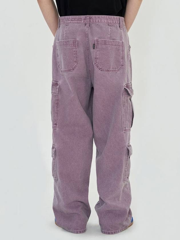 Pigment 4 Pocket Cargo Pants Purple - UNALLOYED - BALAAN 5