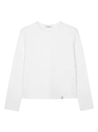 Basic long sleeve t shirt white - BENSIMON - BALAAN 1