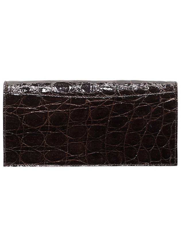 CROCODILE leather long wallet 66 7623 01 - SALVATORE FERRAGAMO - BALAAN 2