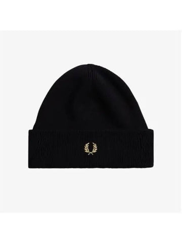 Fred Perry Classic Beanie Black CFPU2438161 157 - FRED PERRY - BALAAN 1