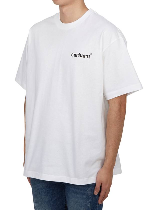 Fold Duck Short Sleeve T-Shirt White - CARHARTT WIP - BALAAN 4