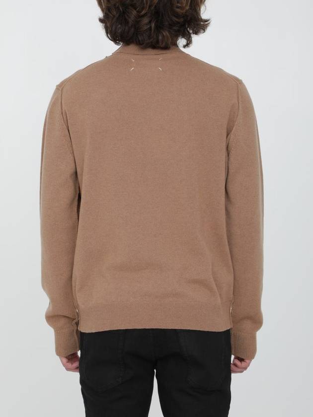 Cashmere Turtleneck Beige - MAISON MARGIELA - BALAAN 5