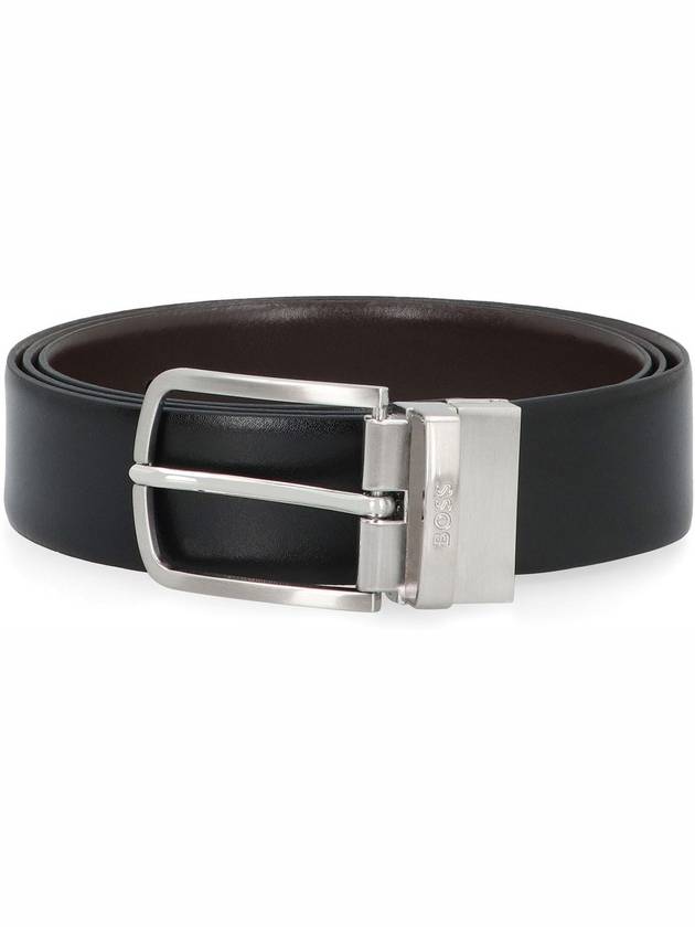 engraved logo leather belt 50491871 - HUGO BOSS - BALAAN 4