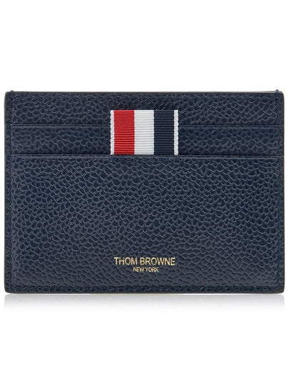 Hector Icon Applique Card Wallet Blue - THOM BROWNE - BALAAN 2