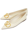 V Logo Signature Ballerina Women s Flat Shoes S0BH4RZR I16 - VALENTINO - BALAAN 1