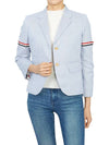 Pincode High Armhole Sports Jacket Navy - THOM BROWNE - BALAAN 6