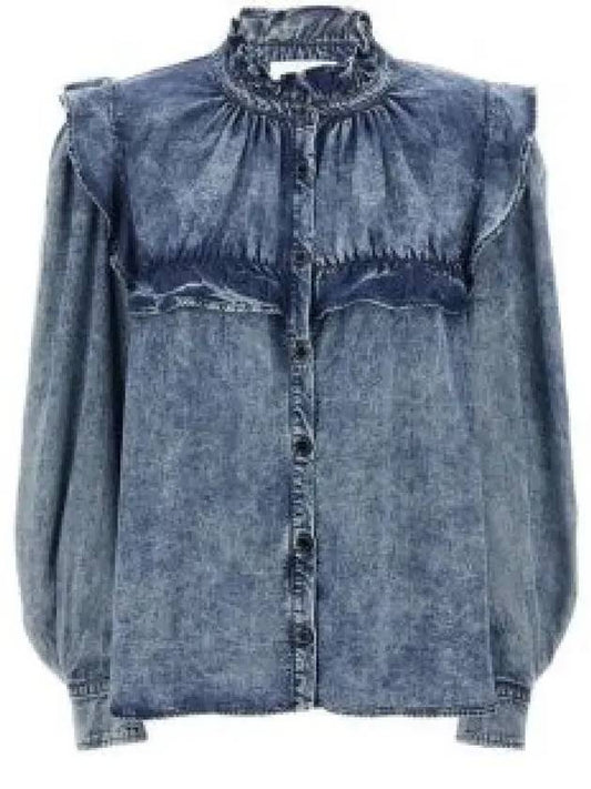 Idety Blouse Blue - ISABEL MARANT - BALAAN 2