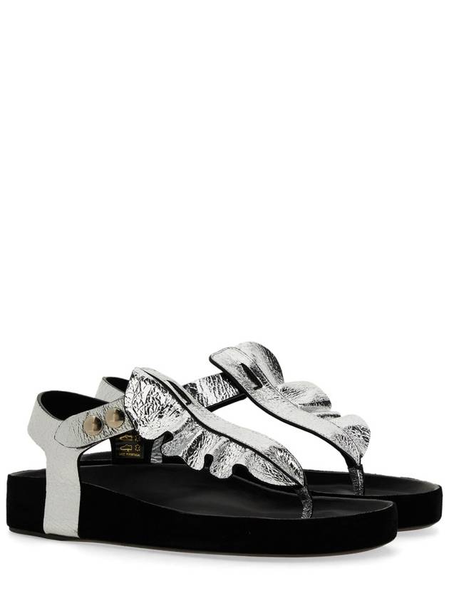 Sandals SD0174FAB2B09S 08SI Silver - ISABEL MARANT - BALAAN 4