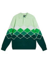 Golf Ron Long Sleeve Polo Knit Top Rain Forest - J.LINDEBERG - BALAAN 2