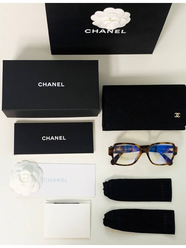 CC heart logo square glasses - CHANEL - BALAAN 10