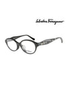 Eyewear Oval Acetate Eyeglasses Black - SALVATORE FERRAGAMO - BALAAN 3