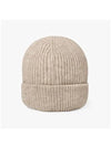 Women's Logo Wool Beanie Sand Beige - GANNI - BALAAN 6