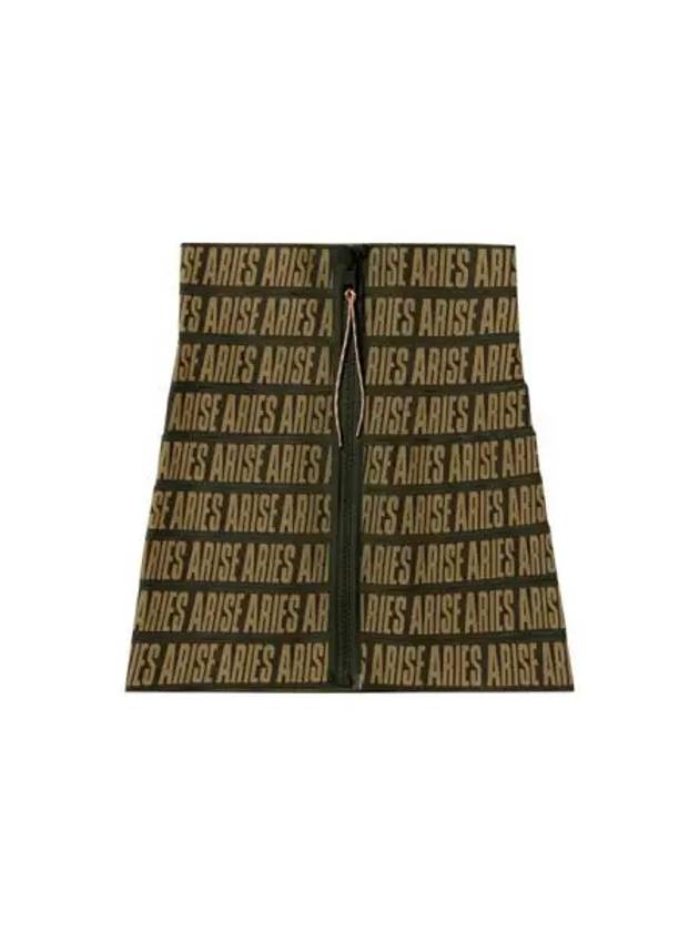 Aries Press Gothic Elastic Skirt Olive - ARIES - BALAAN 1