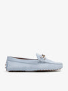 Gomino Suede Driving Shoes Blue - TOD'S - BALAAN 2