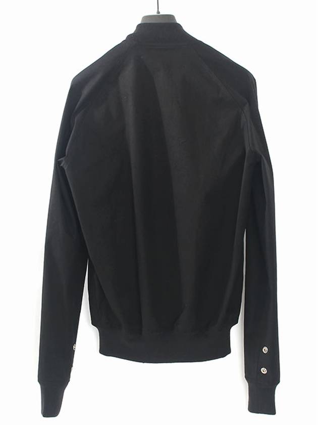 Raglan Zipper Bomber Jacket Black - RICK OWENS - BALAAN 3