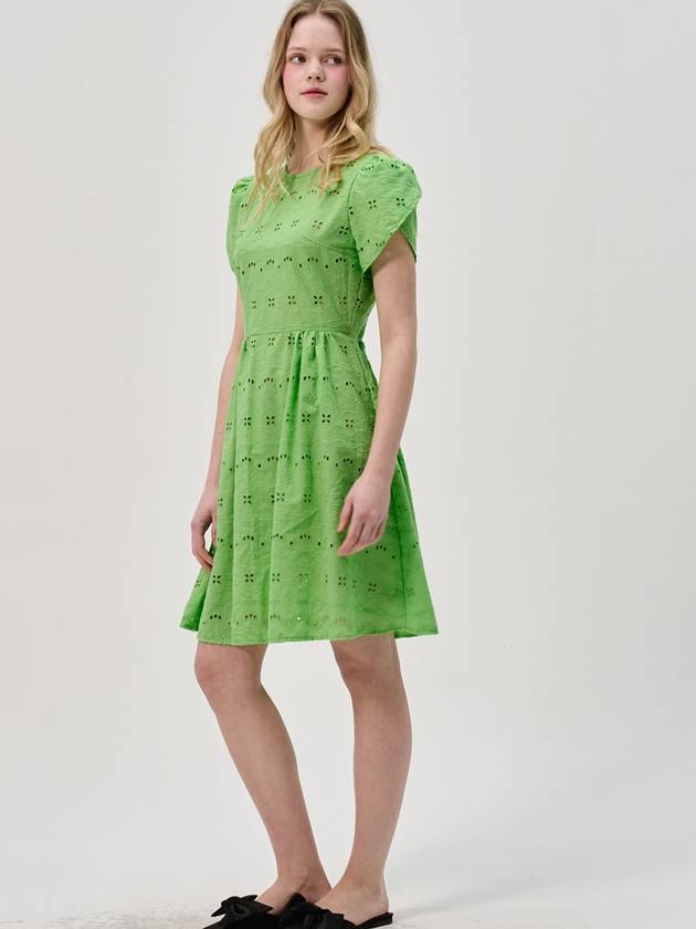 Eyelet Lace Summer Dress_Green - SORRY TOO MUCH LOVE - BALAAN 2