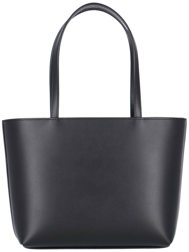 Logo Embossing Small Tote Bag Black - DOLCE&GABBANA - BALAAN 4