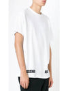 Reorder bag printing t shirt OMAA002S16001014 0119 - OFF WHITE - BALAAN 4