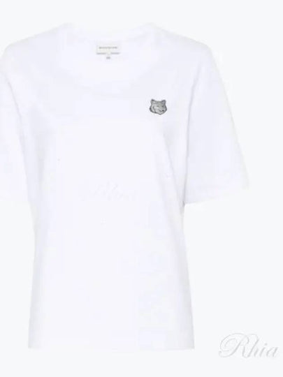 Bold Fox Head Patch Short Sleeve T-Shirt White - MAISON KITSUNE - BALAAN 2