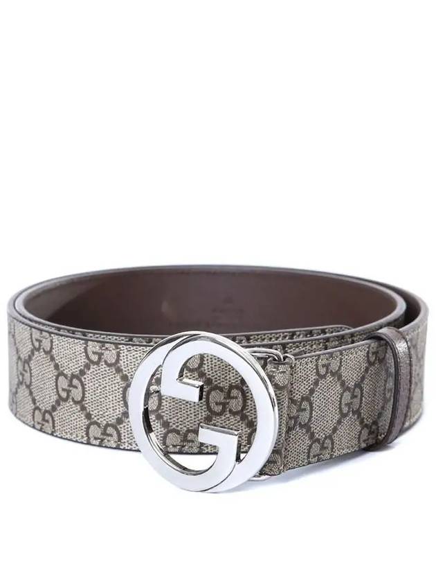 GG Supreme Two-tone Belt Beige - GUCCI - BALAAN 3