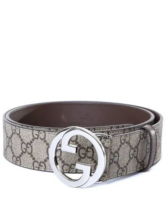 GG Supreme Two-tone Belt Beige - GUCCI - BALAAN 2