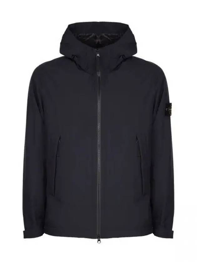 Primaloft Insulation Soft Shell-R Hooded Jacket Navy - STONE ISLAND - BALAAN 2