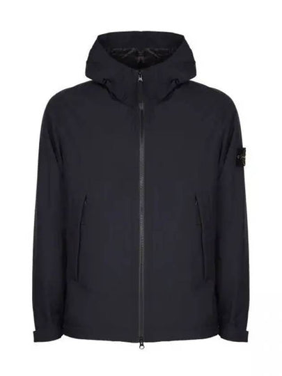 Primaloft Insulation Soft Shell-R Hooded Jacket Navy - STONE ISLAND - BALAAN 2