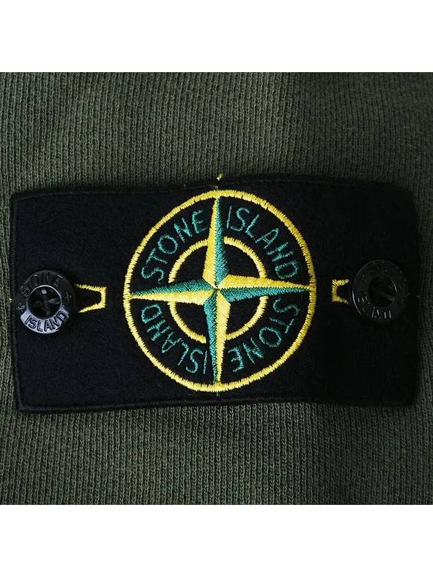 Compass Badge Sweatshirt Green - STONE ISLAND - BALAAN 5