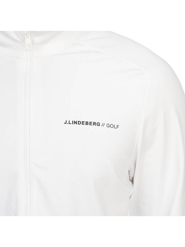 Melker Mid Layer Zip-Up Jacket White - J.LINDEBERG - BALAAN 11