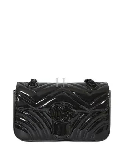 GG Marmont Patent Mini Shoulder Bag - GUCCI - BALAAN 2