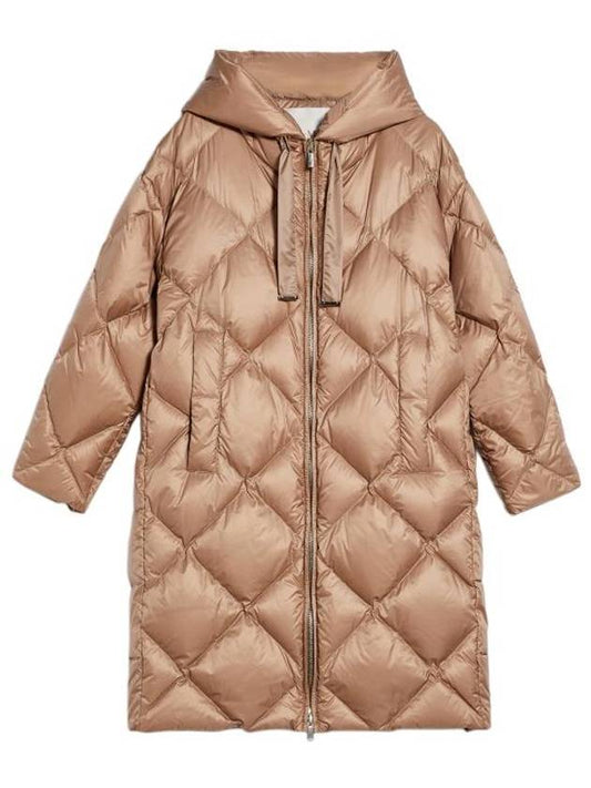 The Cube Trefe Hooded Down Padded Camel - MAX MARA - BALAAN 1