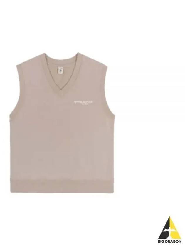 Tank V Neck Vest ELEPHANT white VNAW2317EL - SPORTY & RICH - BALAAN 1